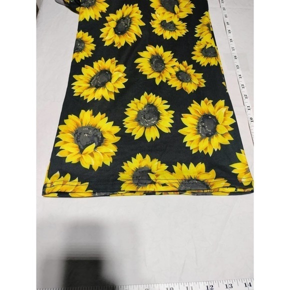 Sunflower print elastic waist casual pants size 3X - Picture 10 of 10